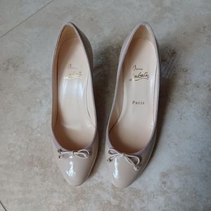 Authentic Christian Louboutin Ballet Heel Nude